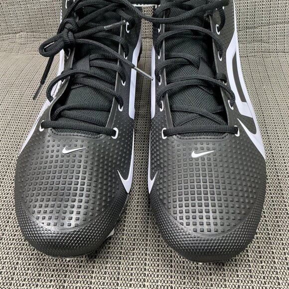 Nike Alpha Menace 4 Agility X Power Mens Size 16 Black/White Football Cleats main image 6